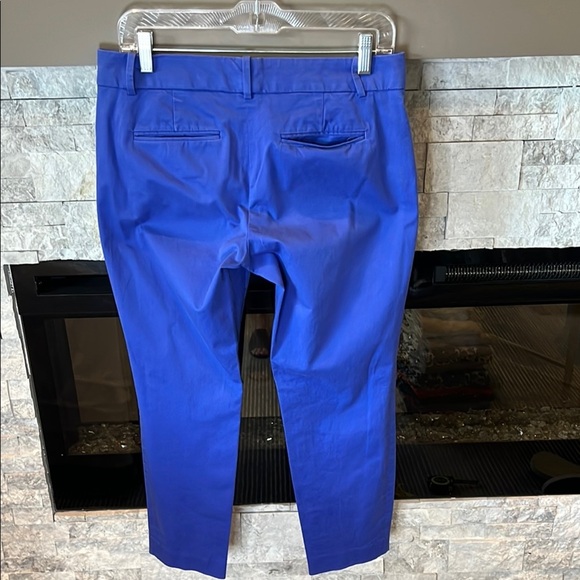 J Crew Blue Cafe Capri pants size 4 - Picture 8 of 11